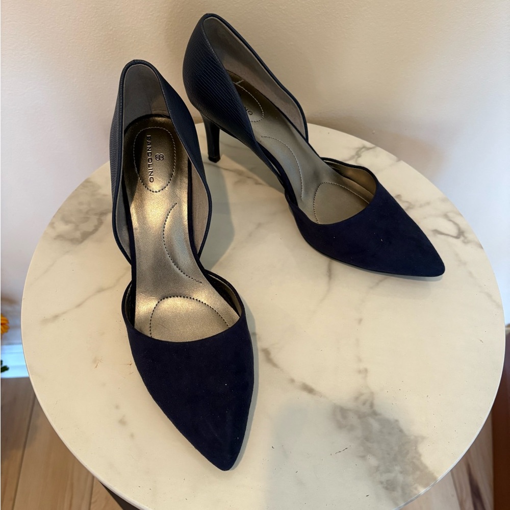 Bandolino Navy Blue Pointed Toe Heels